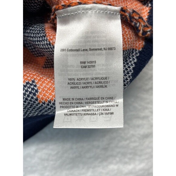 MLB Official Detroit Tigers Sweater Mens XL Navy Patches Ugly Pullover AOP Logo - Picture 4 of 8